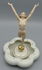 ALTE HUTSCHENREUTHER FIGUR SELB KUNSTABTEILUNG SONNENKIND + SCHALE BEMALT