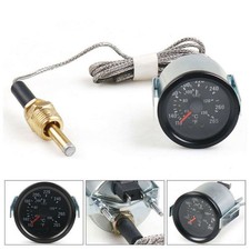 2''52mm Auto LKW WasserTemperatur Anzeige  40-130℃/110-265℉ Für alle 12V KFZ