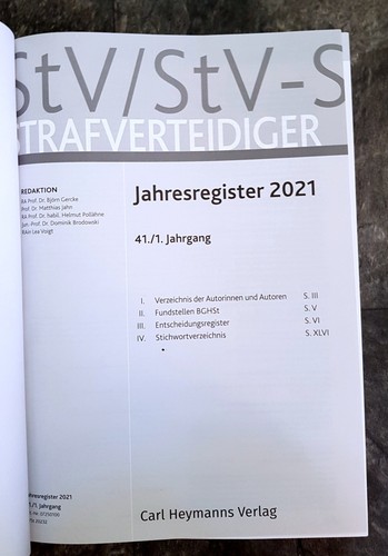 Stv 2021 jahrgang komplett - 2021,