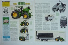 WIKING DEERE 6210R TRECKER und FLIEGL ABSCHIEBEWAGEN....ein Modellbericht #1301m