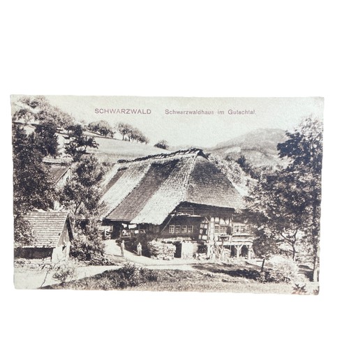 Postkarte schwarzwald haus - postkarte,