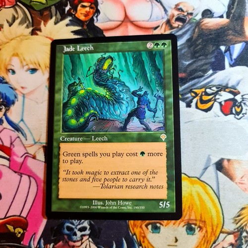 Mtg jade leech invasion - jade,