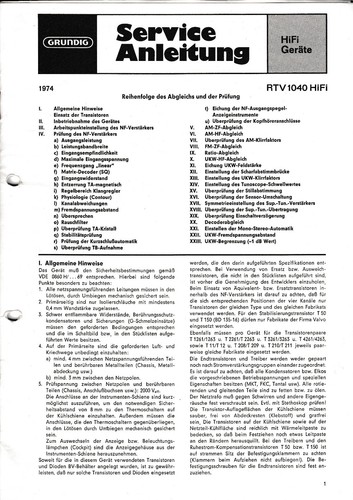 Service manual anleitung - service, manual-anleitung