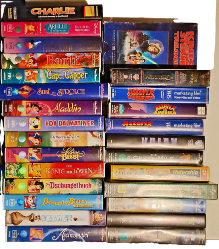 Vhs kassetten paket - vhs, 14x