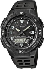 Casio Herrenarmbanduhr Chronograph AQ-S800W-1BVEF Resin Schwarz B-WARE