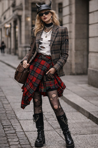 Designer karoblazer frieda - designer,