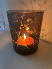 Gilde Windlicht Glas Zweig