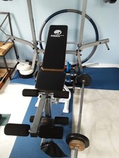 hantelbank mit gewichten gebraucht