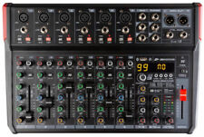 JB Systems Live-10 8 Kanal PA Live Mischpult Recording Bluetooth/USB 48V DSP 5V