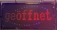 Geöffnet led schild leuchte - led,