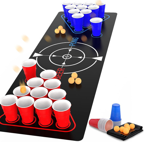 Beer pong tisch matte - pong,