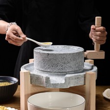 Steingetreidemühle Handgefertigte -  Mühle für trockene & nasse Lebensmittel