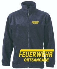 Feuerwehr Fleece Jacke navy