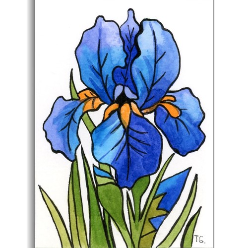 Original aceo kunstkarte - original,