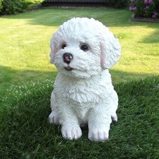 Tierfigur Hund Malteser Bichon