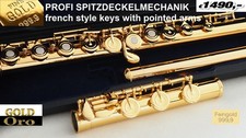 Profi 24kt Gold  Querflöte