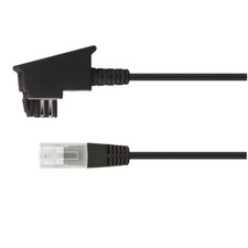 3m DSL Router Kabel für FritzBox EasyBox Speedport IP Telefon Internet Schwarz