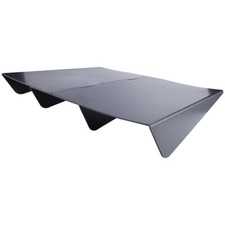 Auto Heckdiffusor Stoßstange 4-Flossen Spoilerlippe Splitter Universal Schwarz