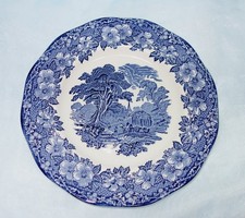 Enoch Wedgwood "Woodland" blau - Speiseservice - Teile zur Auswahl