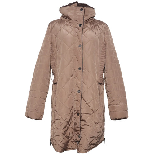 White label wintermantel - white,