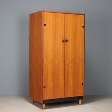 Vintage Schrank Bemaltes Holz