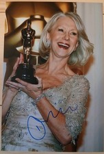 HELEN MIRREN original Autogramm Grossfoto 20x30 Hollywood Oscar RARITÄT signed