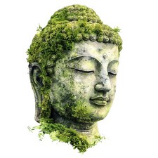 4x Sticker Buddha Car Sticker