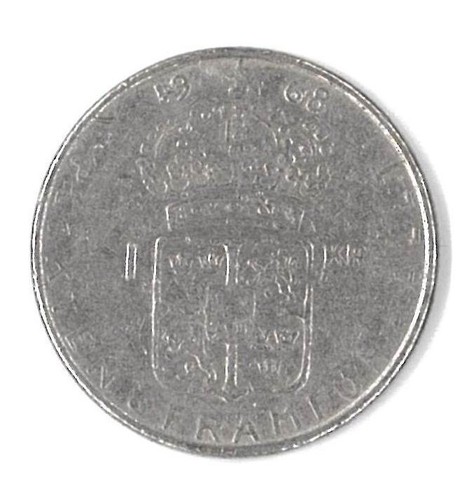 Krone münze schweden 1968 - 1,