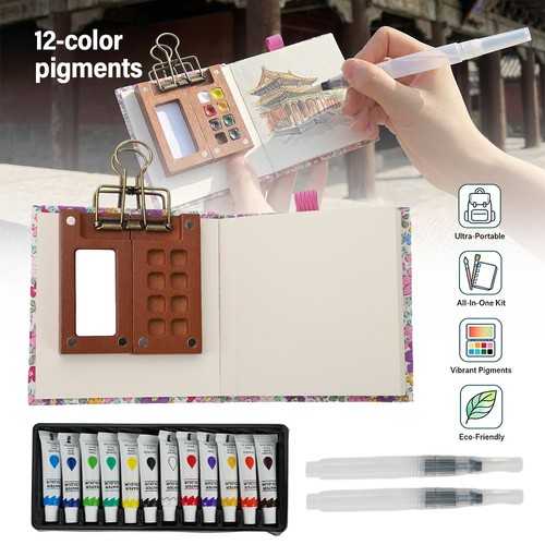 Mini aquarell reise set - aquarell,