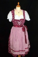 " Esmara " Damen Dirndl bordeaux, dreiteilig,  Gr. 38,