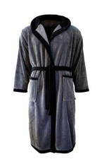 HERREN BADEMANTEL MIKROFASER MORGENMANTEL B-WARE GR. 2XL (1465-FO-347