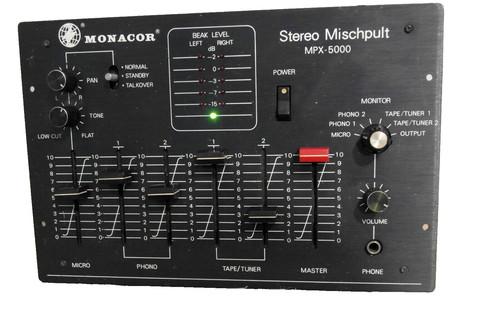 Monacor stereo mischpult - monacor, stereo-mischpult