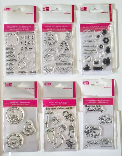 Stempel set clear stamps - set,, von