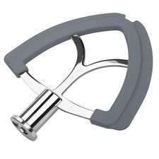 Flex Edge Rührer Edelstahl für KitchenAid - mit Flexiblen Silikonkanten