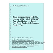Zeiss Informationen Heft 78