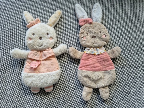 Schmusetuch hase mit knister - schmusetuch,