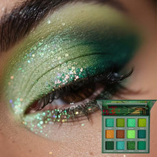 12 Farben in Grün mit Matt