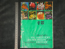 VEG Saatzucht Baumschulen Verzeichnis Obst Katalog Preisliste Nursery Catalogue