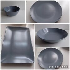 Ikea Dinera graublau 18691 Suppenteller Speiseteller Müslischalen Kuchenteller