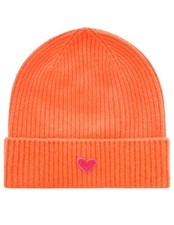 Cashmere-Mütze Zwillingsherz