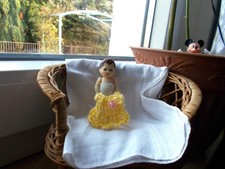 Puppenstube, Kleid Puppe, 7cm