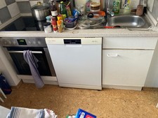 Weiße Küche mit Elektrogeräten IKEA zum Selbstabbau und Abholung in Dortmund