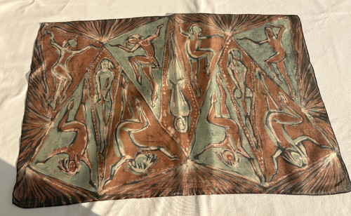 Antik vintage batik - vintage, seidentuch