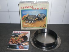 China Wok Set unbenutzt + Buch+ Backform + Serviertablett