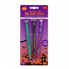 LEGAMI Halloween THE BOO CREW löschbare Gelstifte 3er Set LIMITED NEU & OVP