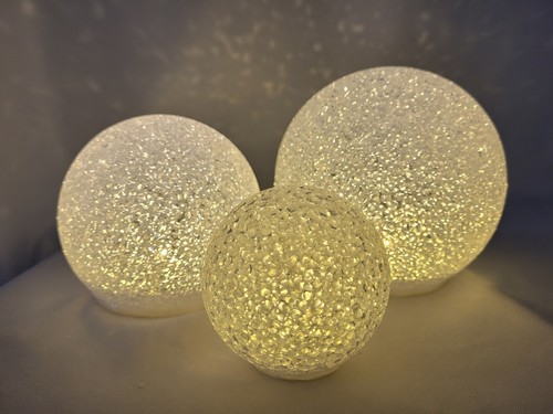 3er set led kugeln - 3er, beleuchtung