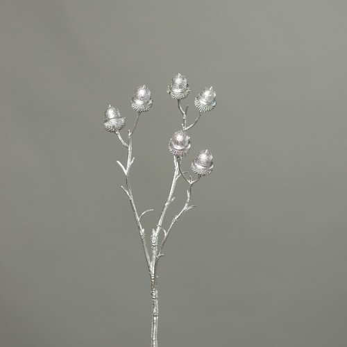 Eichelzweig mit glitzer - eichelzweig, 42cm