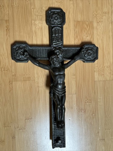 Altes schweres kruzifix jesus - altes,