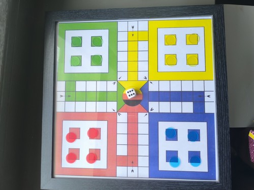 Ludo spiel für einen - für,