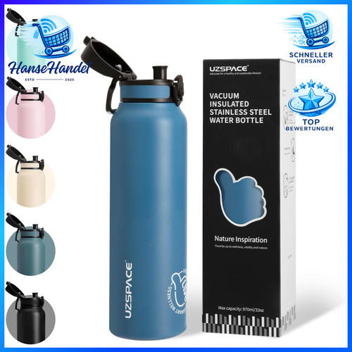 Edelstahl trinkflasche - edelstahl,
